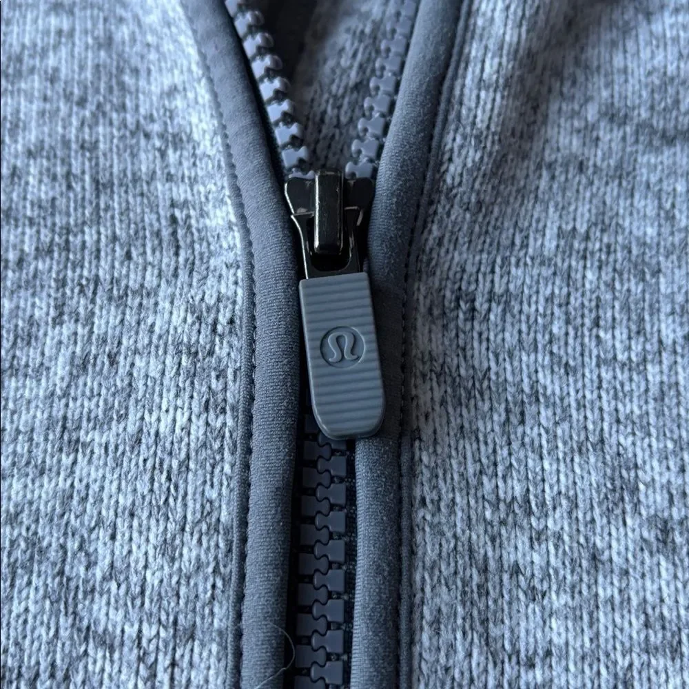Lululemon Women’s Fleece & Thank You Heather Gray Pullover Hoodie Sz 4